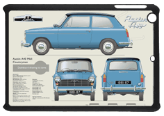Austin A40 Mk2 Countryman 1961-67 Small Tablet Covers